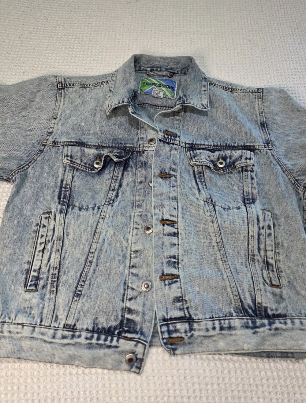 Expressions Jean Jacket Size Large
